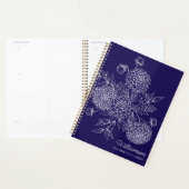 Delicate Country Flower Line Illustration Planner (Display)