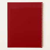 Delicate Country Flower Line Illustration Planner (Achterkant)