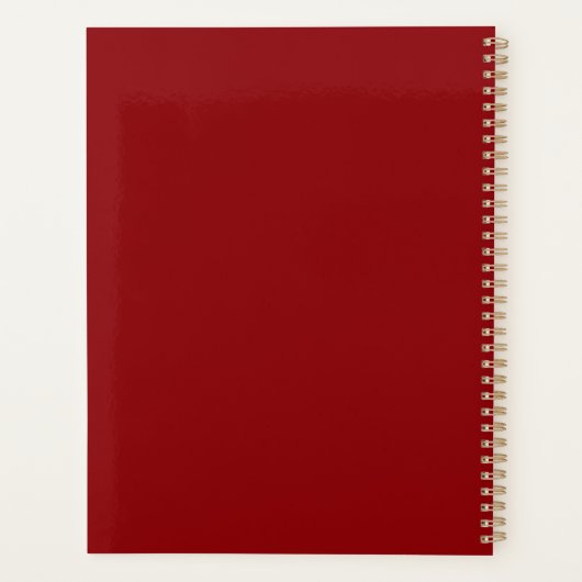 Delicate Country Flower Line Illustration Planner (Achterkant)