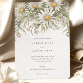 Delicate Daisy Garden Wedding Kaart