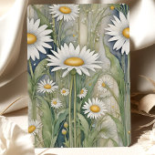 Delicate Daisy Garden Wedding Kaart