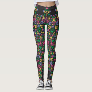 Delicate Damast Barok Victoriaans Naadloos Leggings