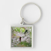 Delicate Dandelion Abstract Sleutelhanger (Voorkant)