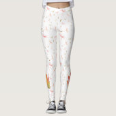 Delicate Dandelions & Autumn Leaf Leggings (Voorkant)