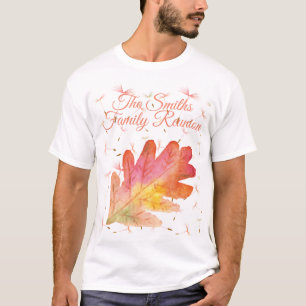 Delicate Dandelions & Autumn Leaf T-shirt