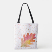 Delicate Dandelions & Autumn Leaf Tote Bag (Achterkant)
