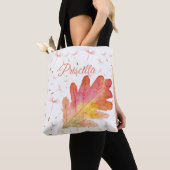 Delicate Dandelions & Autumn Leaf Tote Bag (Dichtbij)