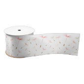Delicate Dandelions Satin Ribbon Satijnen Lint (Spoel)