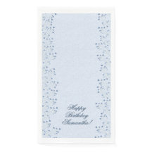 Delicate Donkerblauwe Wilde Bloemen Bruiloft