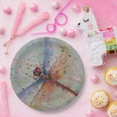 DELICATE DRAGONFLY ARTIJ PAPIEREN BORDJE (Feest)