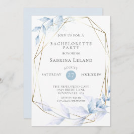 Delicate Dusty Blue Bleek Lila Foliage Kaart