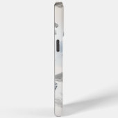 Delicate Dusty Blue Floral Art 🌸 Case-Mate iPhone Case (Achterkant / Rechts)