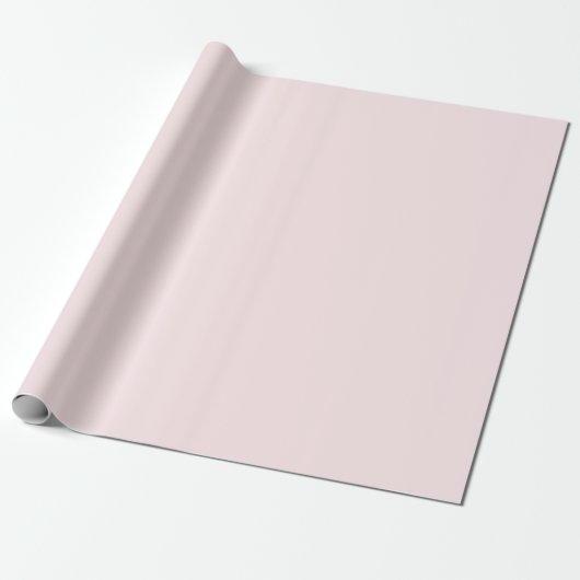 Delicate effen kleur effen blushing roze cadeaupapier (Uitgerold)