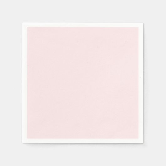 Delicate effen kleur effen blushing roze servet (Voorkant)