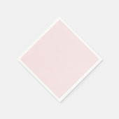 Delicate effen kleur effen blushing roze servet (Hoek)