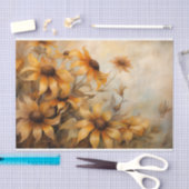 Delicate, Elegante BlackEyed Susan Bloemen Decoupa Tissuepapier (Craft)