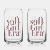 Delicate Feminine Script with Flowers Blikvorm Glas (Achterkant)