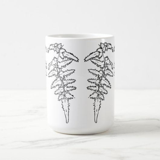 Delicate Fern Koffiemok (Center)