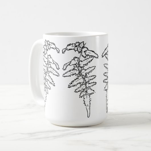 Delicate Fern Koffiemok (Voorkant links)