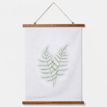 Delicate Fern Line Art.Minimalistische slaapkamer 