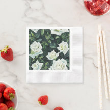 Delicate Floral Allure servetten
