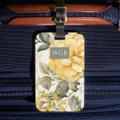 Delicate Floral Bagagelabel