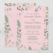 Delicate Floral Border Kaart (Voorkant / Achterkant)