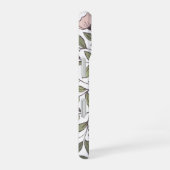 Delicate Floral Custom Monogram iPhone 16 Hoesje (Rechterkant)