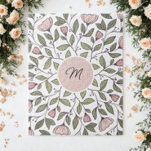Delicate Floral Custom Monogram