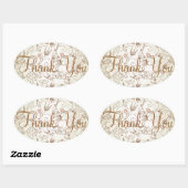 Delicate Floral Dank u Stickers (Vel)