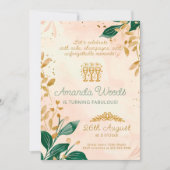 Delicate Floral Harmony Verjaardagsviering Kaart (Voorkant)