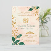 Delicate Floral Harmony Verjaardagsviering Kaart (Staand voorkant)