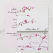 Delicate Floral Kaart (Voorkant / Achterkant)