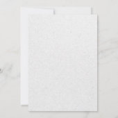 Delicate Floral Line Art Black White Kraft Save The Date (Achterkant)