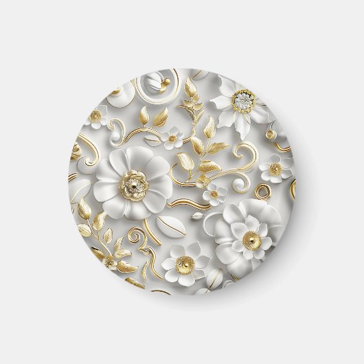 Delicate Floral Magneet (Voorkant)