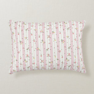 Delicate Floral Pattern Accent Pillow Kussen