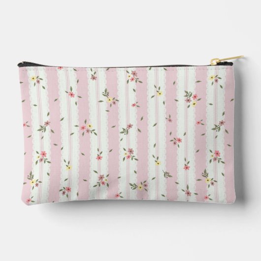 Delicate Floral Pattern Accessoirezak Etui (Achterkant)