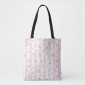 Delicate Floral Pattern Canvas tas (Voorkant)
