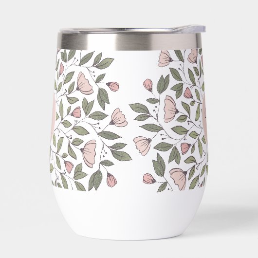 Delicate Floral Pattern Custom Monogram (Links)