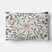 Delicate Floral Pattern Custom Monogram Etui (Voorkant)