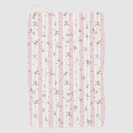 Delicate Floral Pattern Golf Handdoek