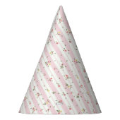Delicate Floral Pattern Party Pet Feesthoedjes (Links)