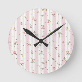 Delicate Floral Pattern  Ronde Klok