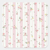 Delicate Floral Pattern Sticker (Voorkant)