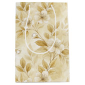 Delicate Floral Print Gift Bag Medium Cadeauzakje (Voorkant)