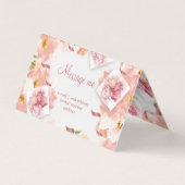 Delicate Floral Professional Visitekaartje (Achterkant)