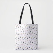 Delicate Floral Seamless Pattern Tote Bag (Voorkant)