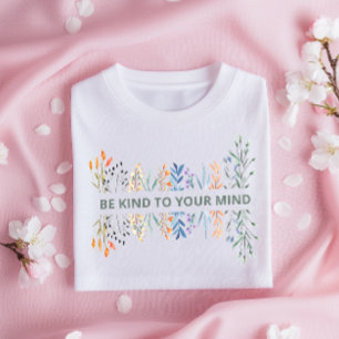 Delicate Floral Self-Care Shirt