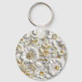 Delicate Floral Sleutelhanger (Voorkant)