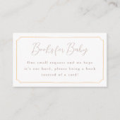Delicate Floral Spring Storybook Baby shower Informatiekaartje (Voorkant)